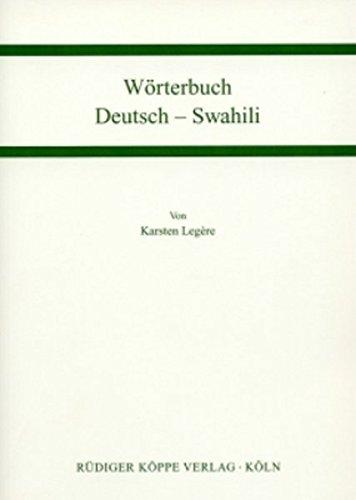 Wörterbuch Deutsch-Swahili