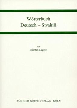 Wörterbuch Deutsch-Swahili