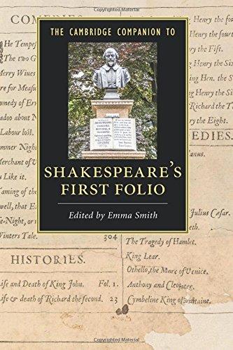 The Cambridge Companion to Shakespeare's First Folio (Cambridge Companions to Literature)