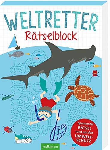 Weltretter-Rätselblock: Spannende Rätsel rund um den Umweltschutz