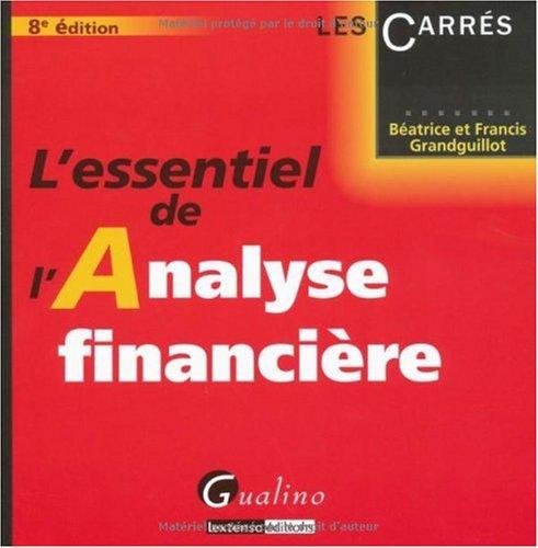 L'essentiel de l'analyse financière