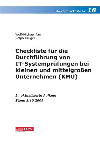 Checkliste für die Durchführung von IT-Systemprüfungen bei kleinen und mittelgroßen Unternehmen (KMU)