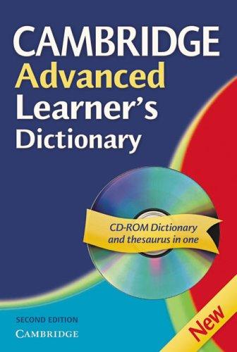 PONS Cambridge Advanced Learner's Dictionary. Inkl. CD-ROM. Über 100.000 Stichwörter und Wendungen