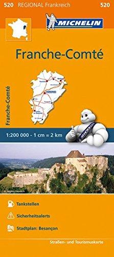 Michelin Franche-Comte: Straßen- und Tourismuskarte 1:200.000 (MICHELIN Regionalkarten)