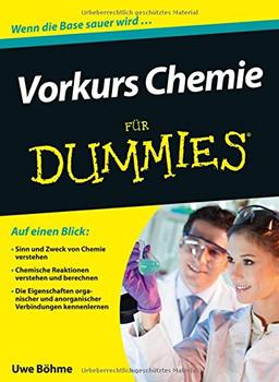 Vorkurs Chemie für Dummies