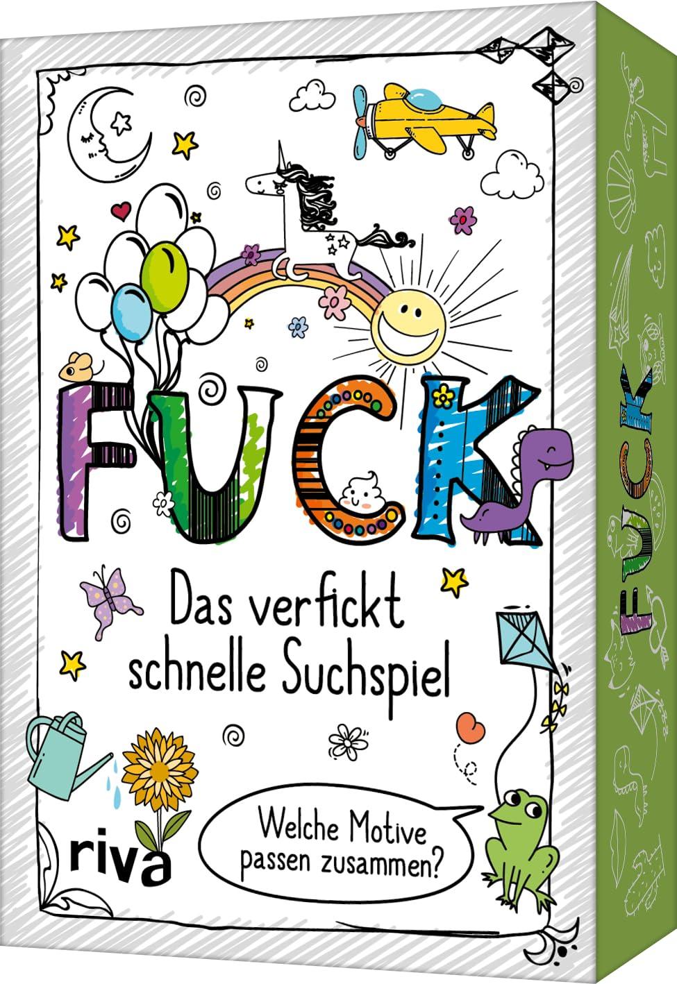 FUCK – Das verfickt schnelle Suchspiel: Welche Motive passen zusammen? Der Klassiker für unterwegs, Party, Spieleabend. Witziges Geschenk zu Geburtstag, Weihnachten. Ab 16 Jahren