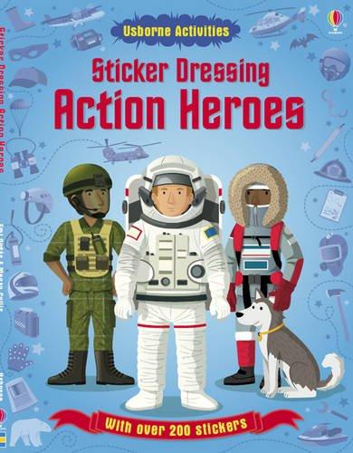 Sticker Dressing: Action Heroes (Usborne Sticker Dressing)