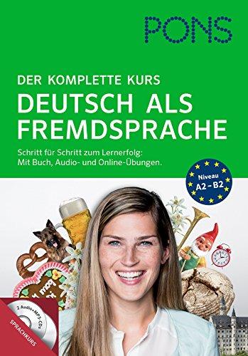 PONS Deutsch als Fremdsprache: Der komplette Sprachkurs mit Buch, Audio- und Online-Übungen.