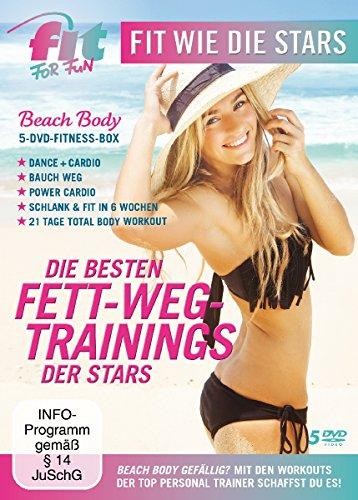 Fit for Fun - Fit wie die Stars - Die besten Fett-Weg Trainings [5 DVDs]