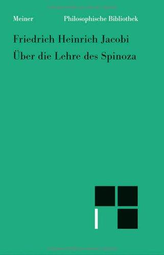 Über die Lehre des Spinoza in Briefen an den Herrn Moses Mendelssohn