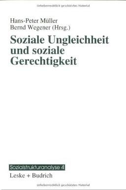 Soziale Ungleichheit und soziale Gerechtigkeit (Sozialstrukturanalyse)