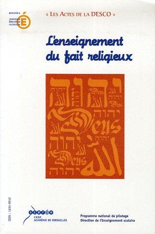 L'enseignement du fait religieux