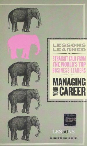 Managing Your Career (Lessons Learned)