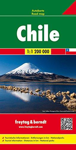 Freytag Berndt Autokarten, Chile - Maßstab 1:1.200.000 (freytag & berndt Auto + Freizeitkarten)