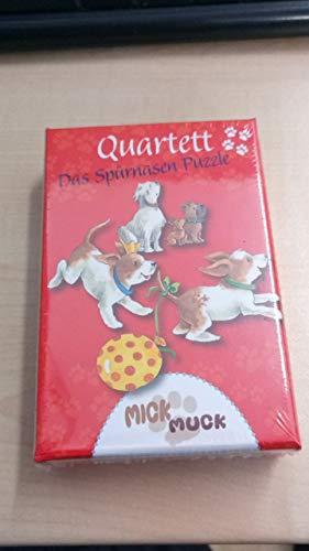 Quartett Das Spürnasen Puzzle Mick und Muck 33 Karten