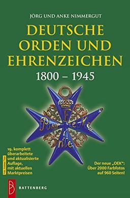 Deutsche Orden und Ehrenzeichen: 1800 - 1945