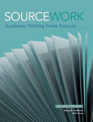 Sourcework: Academic Writing from Sources