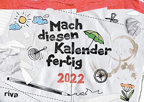 Mach diesen Kalender fertig: Wandkalender 2022