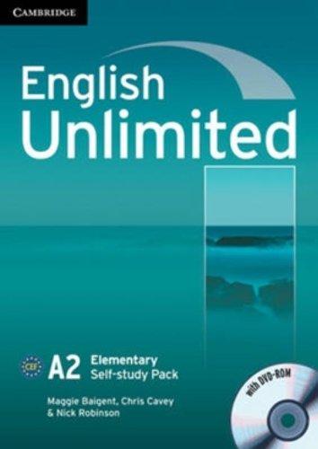 English Unlimited Elementary Self-study Pack (Workbook with DVD-ROM)