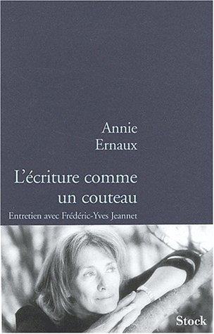 L'écriture comme un couteau : entretien avec Frédéric-Yves Jeannet