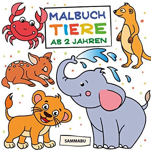 Malbuch Tiere ab 2 Jahren