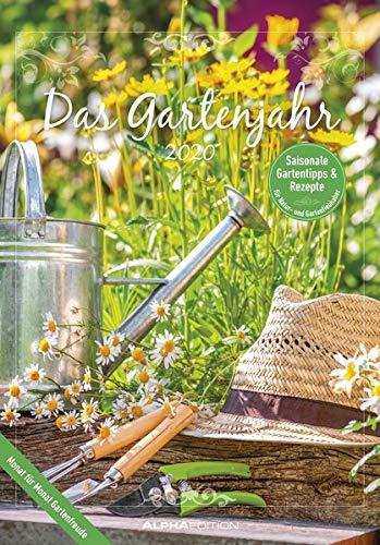 Das Gartenjahr 2020 - Bildkalender (24 x 34) - mit Gartentipps und Rezepten - Küchenkalender - Ratgeber - Wandkalender