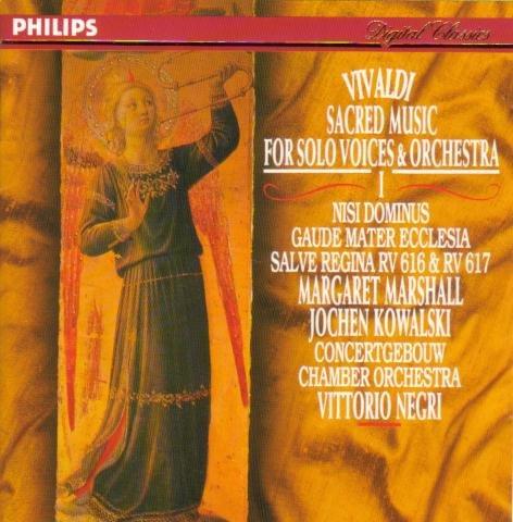 Vivaldi: Geistliche Musik - Sacred Music for Solo Voices & Orchestra