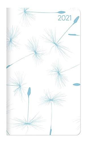 Slimtimer Style Pusteblumen 2021 - Taschen-Kalender 9x15,6 cm - Weekly - 128 Seiten - Notiz-Buch - mit Info- und Adressteil - Alpha Edition