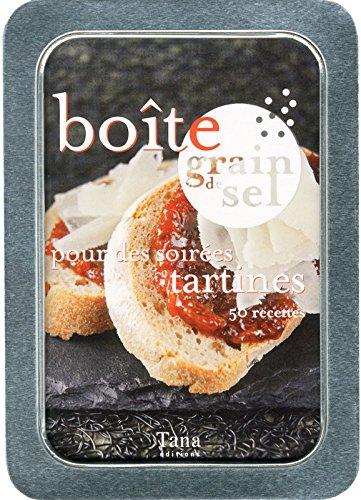 Boîte grain de sel pour des soirées tartines : 50 recettes