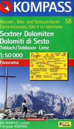 Sextener Dolomiten 1 : 50 000. Wanderkarte