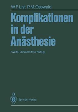 Komplikationen in der Anästhesie (German Edition)