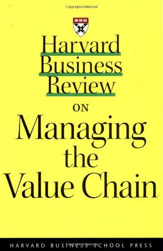 Harvard Business Review on Managing the Value Chain