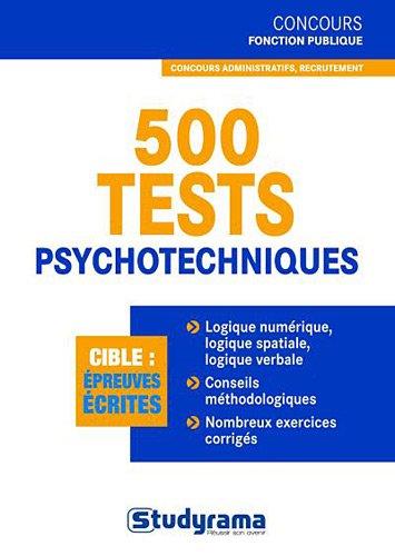 500 tests psychotechniques