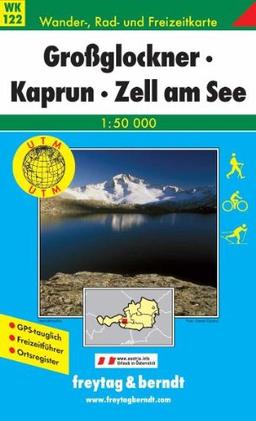 WK 122 Grossglockner, Kaprun, Zell am See 1 : 50000: Grossglockner, Kaprun, Zell Am See: Wander-, Rad- und Freizeitkarte (Hiking Maps of the Austrian Alps)