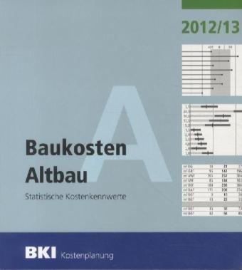 BKI Baukosten Altbau 2012/2013: Statistische Kostenkennwerte