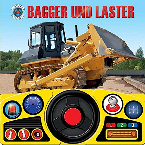 Lenkradbuch Baustelle: Bagger und Laster