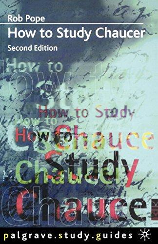 How to Study Chaucer (Study Guides)