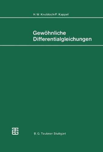 Gewöhnliche Differentialgleichungen (Mathematische Leitfäden)