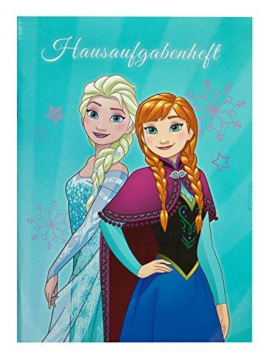 Undercover FRSW0622 Hausaufgabenheft A5, Disney Frozen, Blau