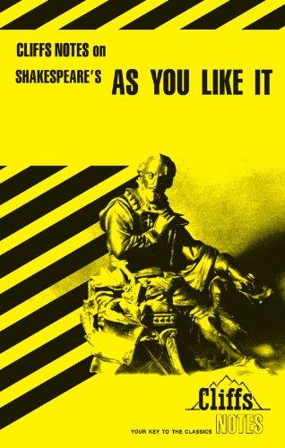 As You Like It (Cliffsnotes Literature Guides)