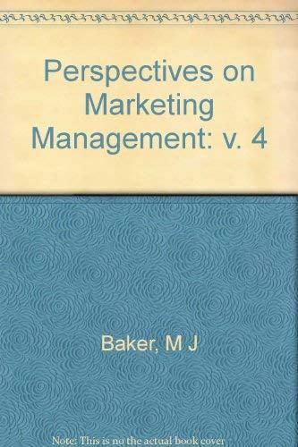 Perspectives on Marketing Management 1994