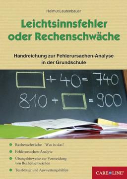 Leichtsinnsfehler oder Rechenschwäche: Handreichung zur Fehlerursachenanalyse in der Grundschule