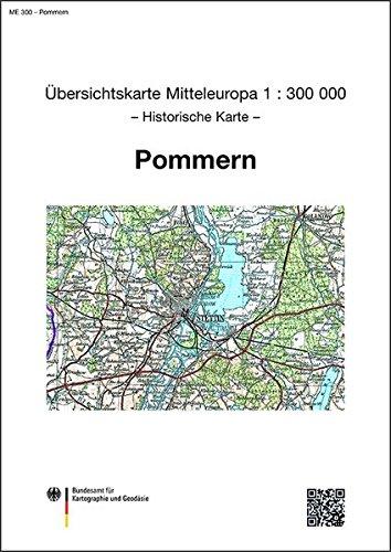 Karte von Pommern 1:300.000