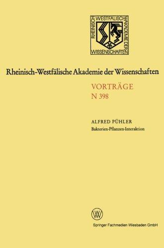 Bakterien-Pflanzen-Interaktion: Analyse des Signalaustausches zwischen den Symbiosepartnern bei der Ausbildung von Luzerneknöllchen (Rheinisch-Westfälische Akademie der Wissenschaften)