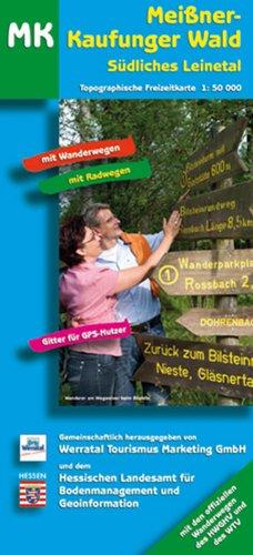 "Topographische Freizeitkarten 1:50000 Hessen. Sonderblattschnitte auf der Grundlage der Topographischen Karte 1:50000 (Freizeitregionen); mit ... Gitter für GPS-Nutzer: Blatt  MK