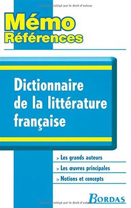 Dictionnaire de la littérature française