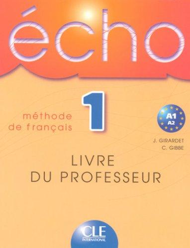 Echo 1 Livre Du Professeur