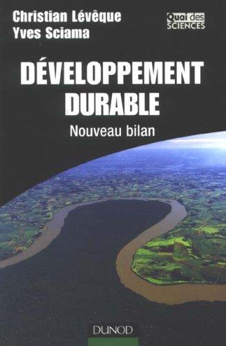 Développement durable : nouveau bilan