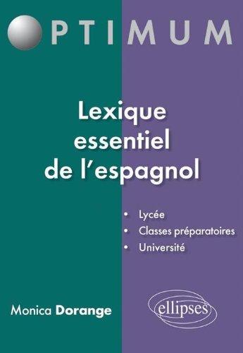 Lexique essentiel de l'espagnol