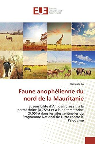 Faune anophélienne du nord de la Mauritanie